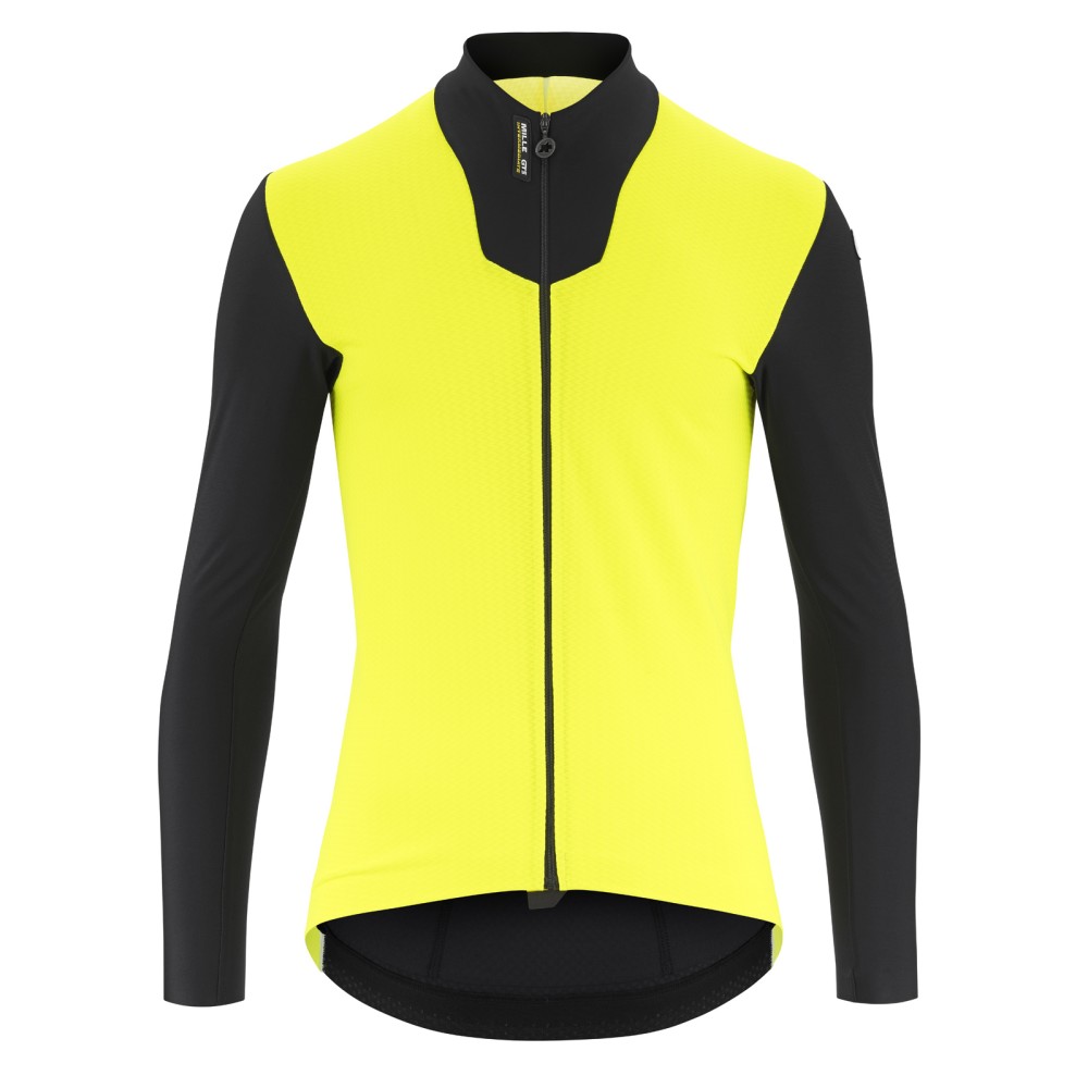 ASSOS MILLE GTS SPRING FALL JACKET C2 FLUO YELLOW | Reference: 11.30.381.32