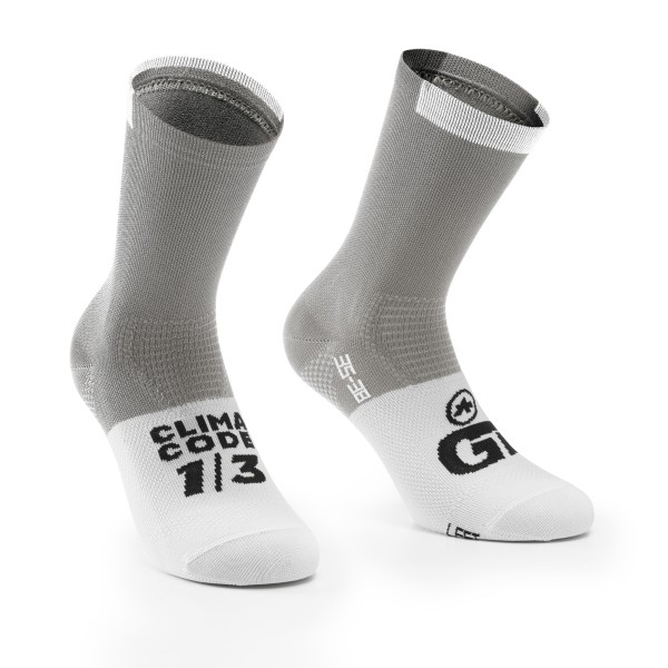 ASSOS GT SOCKS C2 HOCKENHEIM GREY | Reference: P13.60.700.1E