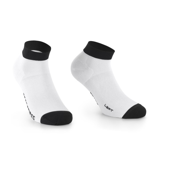 ASSOS RS SOCKS SUPERLEGER LOW WHITE SERIES | Reference: P13.60.723.58