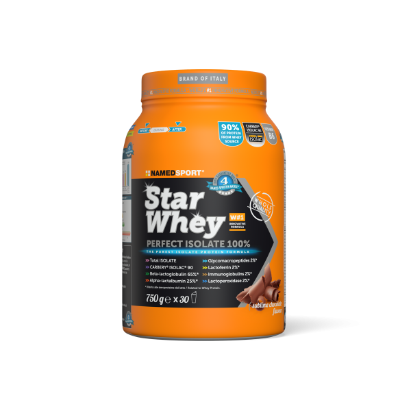 NAMED STAR WHEY ISOLATE SUBLIME CHOCOLATE - 750G | Codice: 1FO-POW-SW-01-1