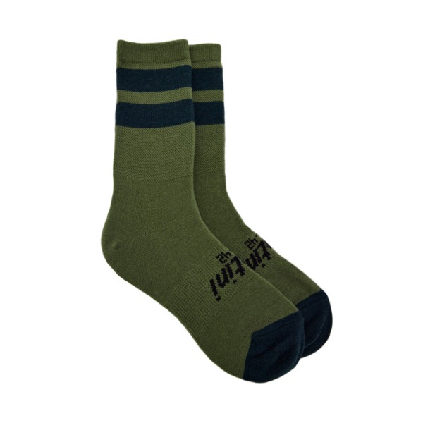 SANTINI HIGH-PROFILE WOOL SOCKS RIGA MILITARY GREEN | Reference: 4M652WLRIGA-MILITARY GREEN