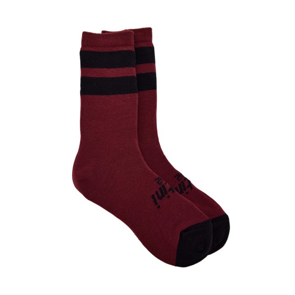 SANTINI HIGH-PROFILE WOOL SOCKS RIGA BURGUNDY | Reference: 4M652WLRIGA-BURGUNDY