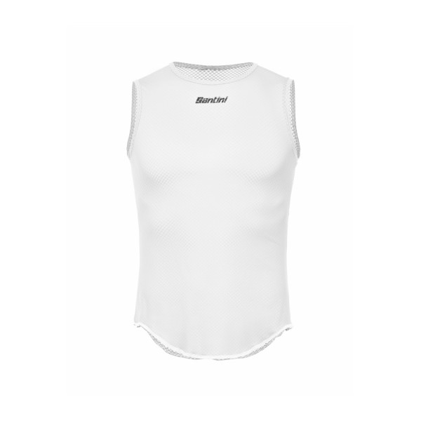 SANTINI LIGHT SLEEVELESS UNDERWEAR SHIRT WHITE | Reference: BM002GLLLIEVE-BIANCO