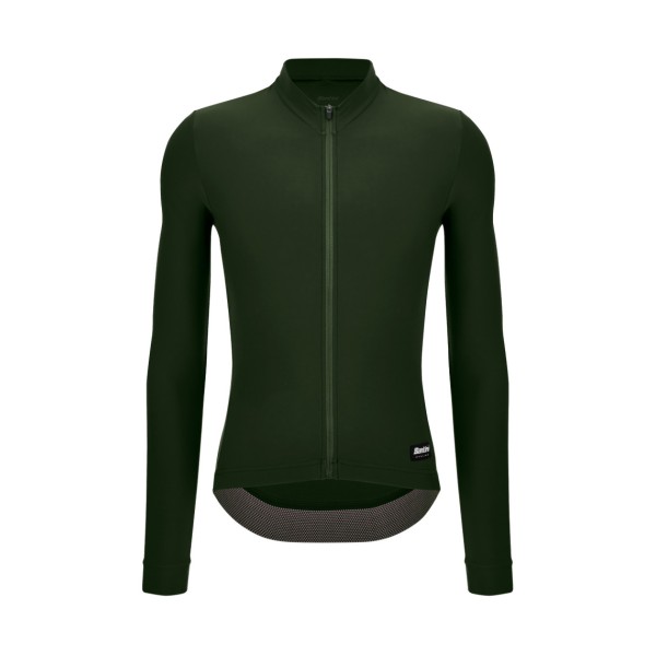 SANTINI RTR LONG-SLEEVE THERMAL JERSEY MILITARY GREEN | Reference: 5W216675RRTR.VM