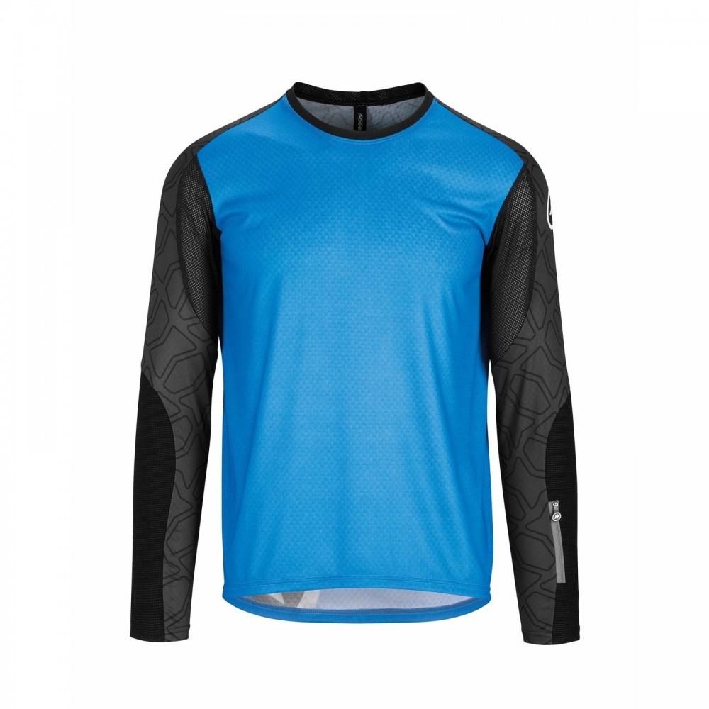 SHIRT ASSOS LS. TRAIL CORFU BLUE | Reference: 51.24.206.21