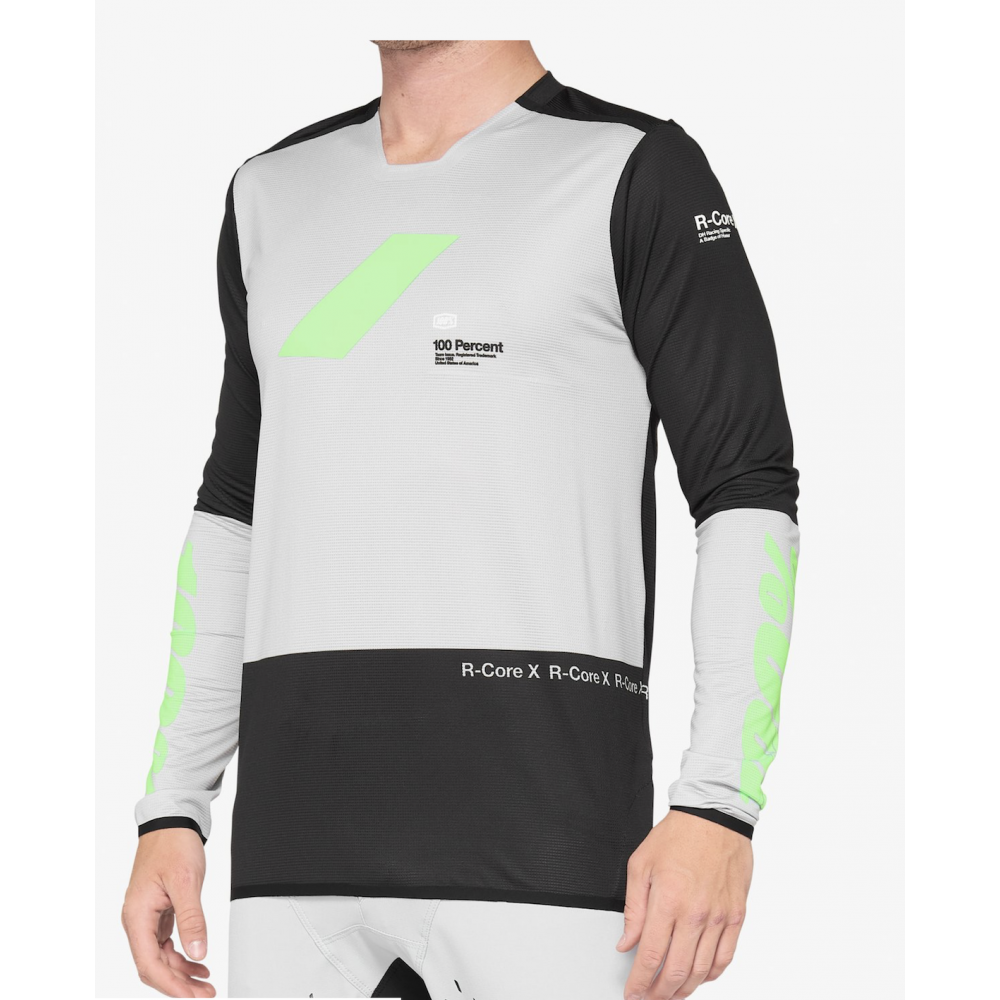 JERSEY LONG SLEEVE 100% R-CORE X VAPOR BLACK | Reference: L41002-418