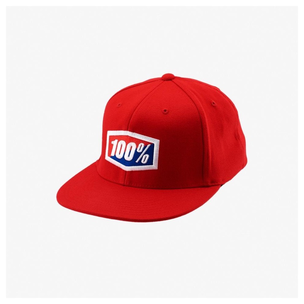 CAP 100% OFFICIAL RED | Reference: L20040-003