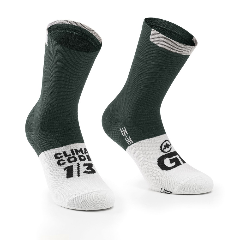 ASSOS GT SOCKS C2 SCHWARZWALD GREEN | Reference: P13.60.700.6F