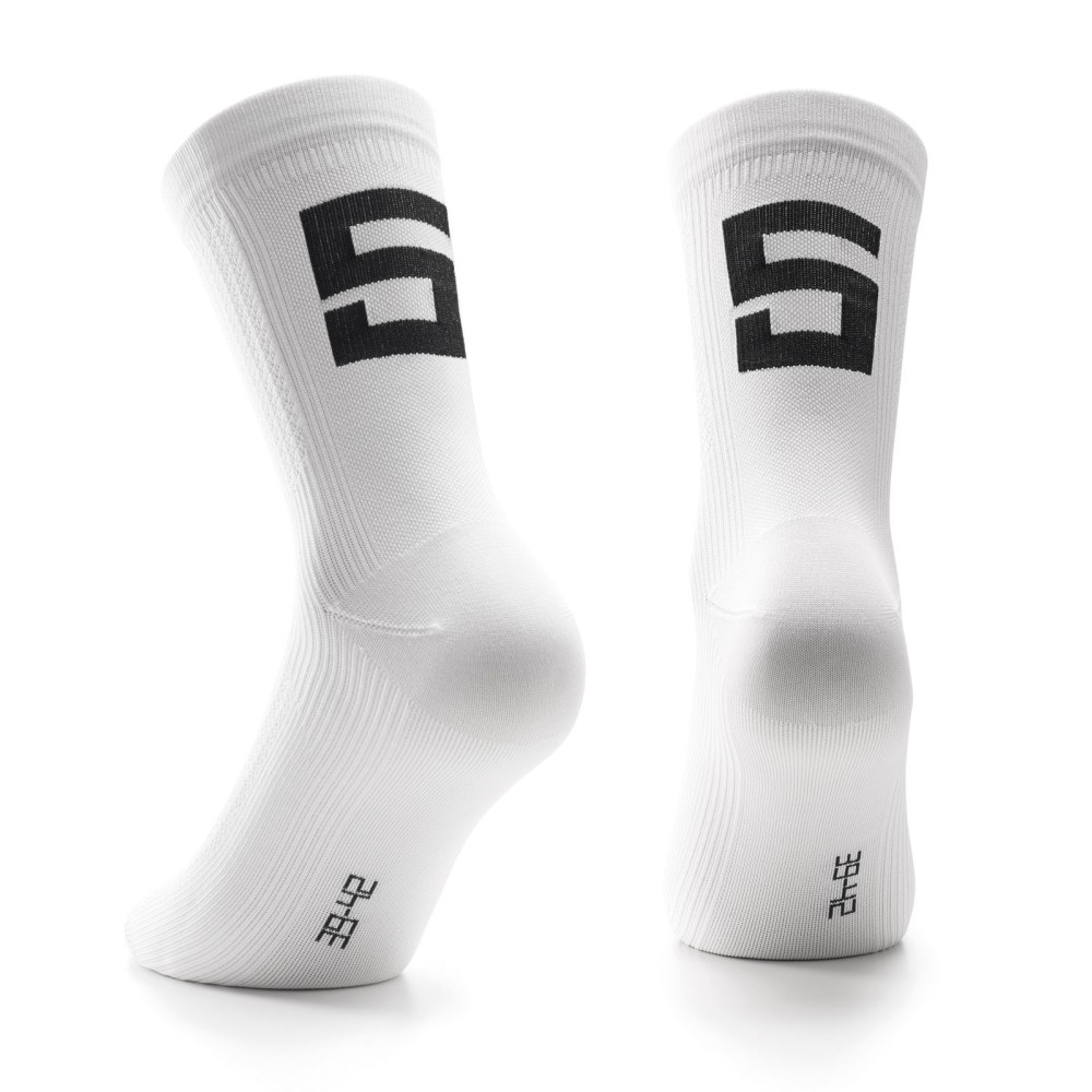 ASSOS POKER SOCKS NO.5 HOLY WHITE | Reference: P13.60.710.57