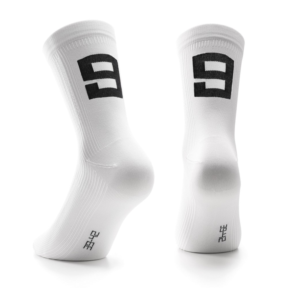 ASSOS POKER SOCKS NO.9 HOLY WHITE | Reference: P13.60.714.57