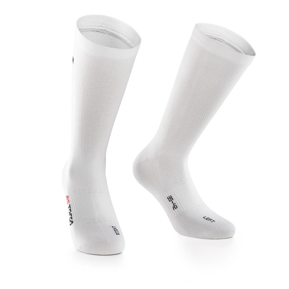 ASSOS RS SOCKS TARGA HOLY WHITE | Reference: P13.60.715.57